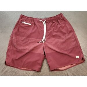 Vuori Burgundy Athletic Shorts Size XL